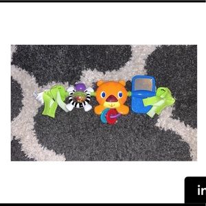 Plastic car seat toy